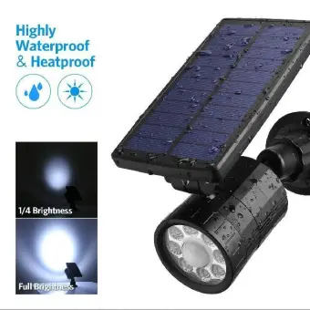 Led Solar Motion Sensor Wall Stake Garden Security Lamp Outdoor Waterproof Light