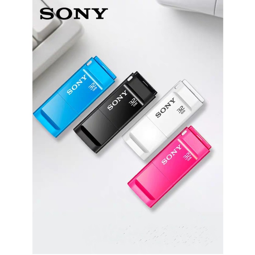 【FUPANG】[24h ship ready stock] Cod free shipping Sony flash drive 8GB 32GB 64GB 128GB stable enough finger USB flash disk business flash disk