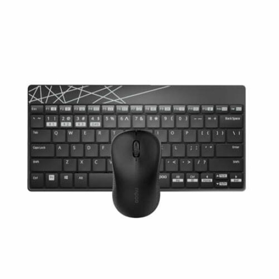 Rapoo 8000M  Wireless Keyboard and Mouse Combo. 