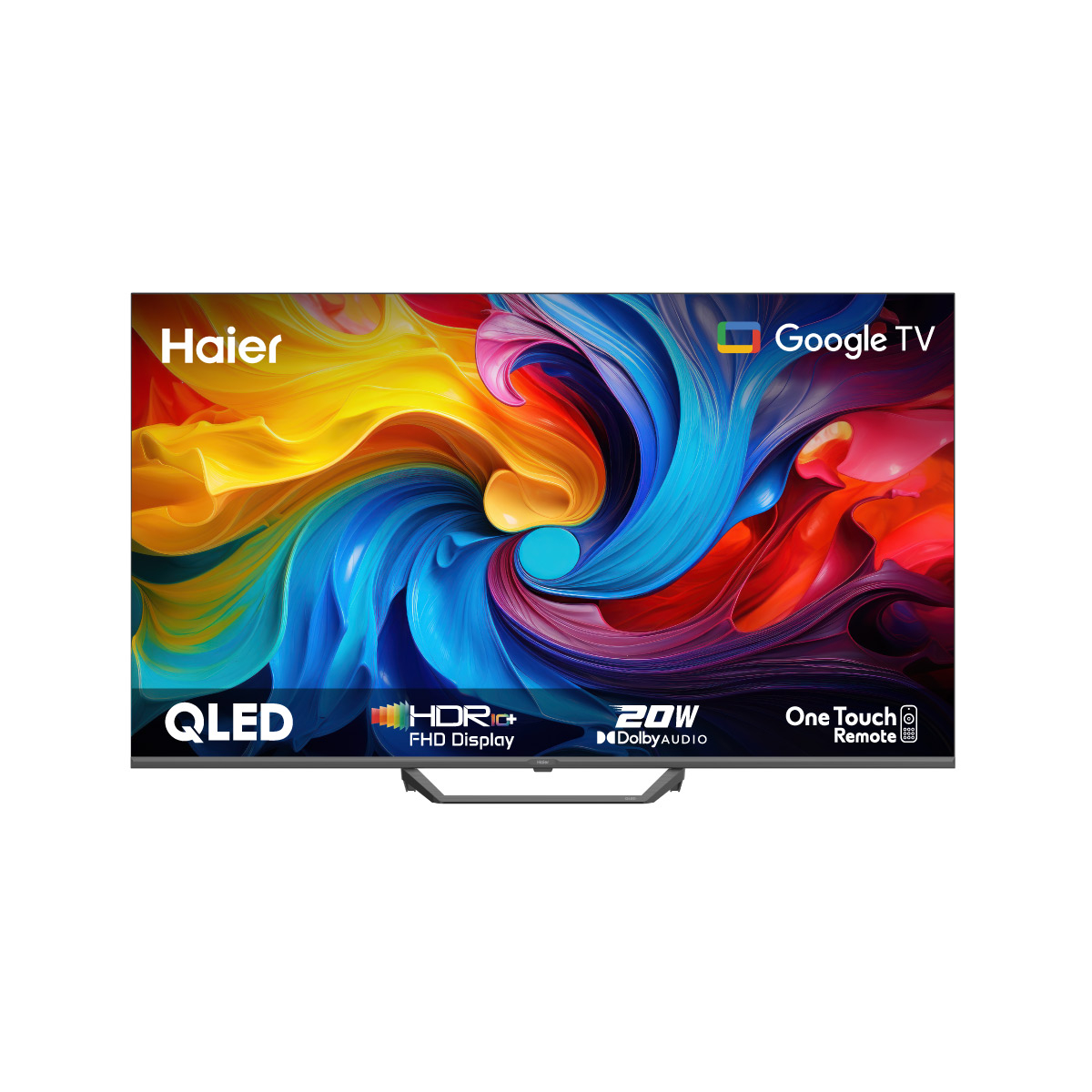 HAIER 32" Smart QLED FHD Google TV | H32S80EFX. 
