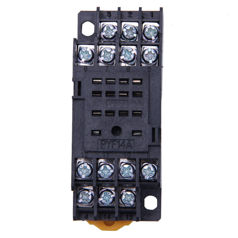 Relay base 14 pin-20 x Relay Socket Base-Black
