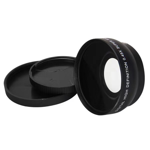 GIAEOSEA 52MM wide-angle lens macro camera additional lens 0.45X0.45 times distortion-free wide-angle macro two-in-one. 
