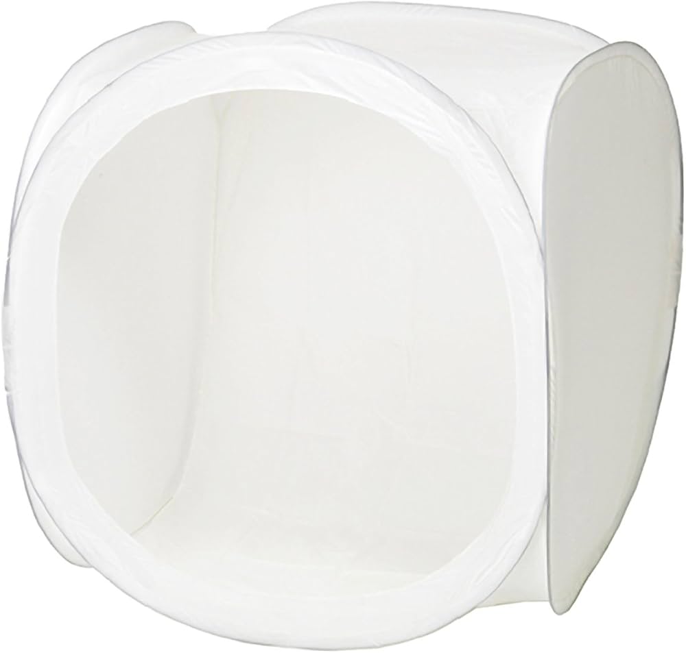 Light Tent Foldable Photography Cube Softbox with 4 Colored Backgrounds (80 x 80cm). 
