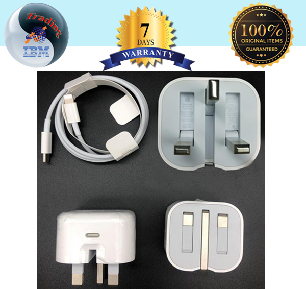iPhone 12 Pro Max 20W USB-C Power Adapter With USB-C to Lighting Cable (3 Pin). 