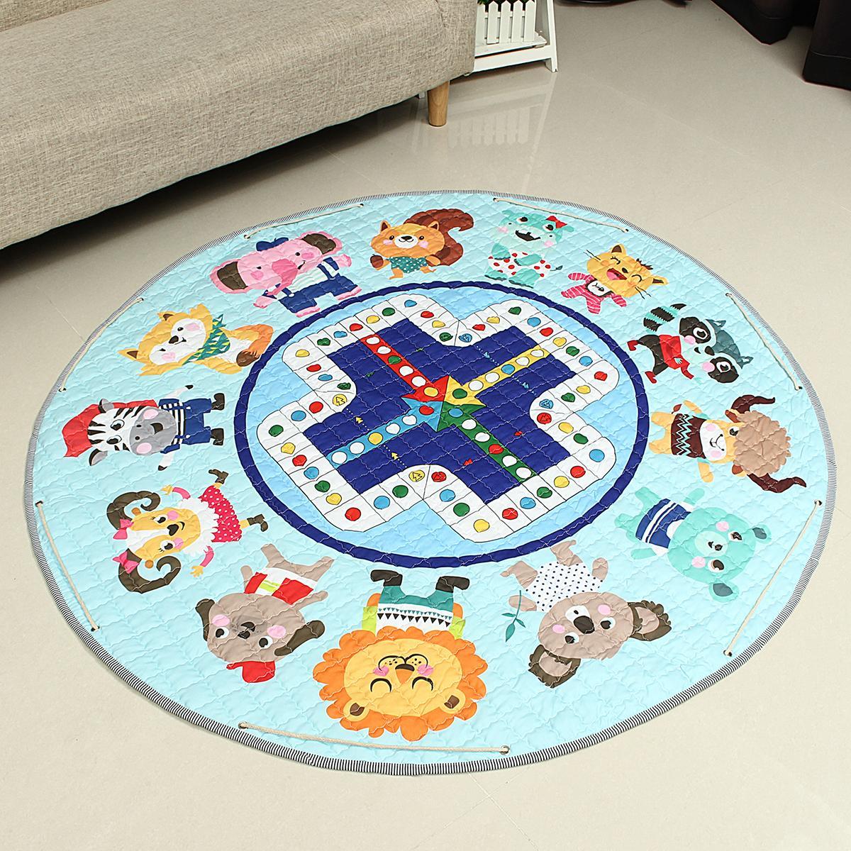 Baby Kids Gym Play Toys Mat Crawling Blanket Home Large Storage