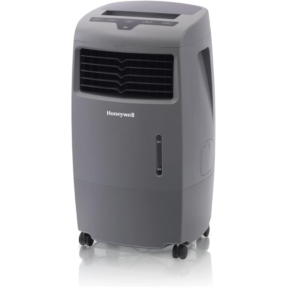Portable Air Conditioner, 500 CFM Indoor Outdoor Portable Evaporative Cooler, Fan, Humidifier with Remote Control Gray