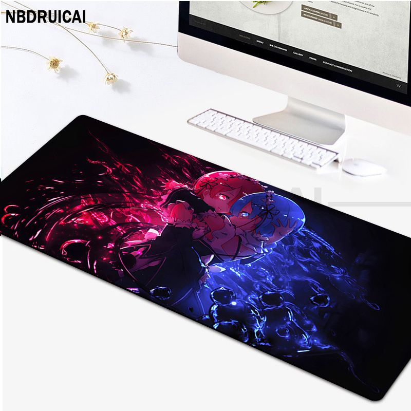 Re Zero Anime High Quality Comfort Mouse Mat Gaming Mousepad Size For Gameing World Of Tanks CS GO Zelda. 