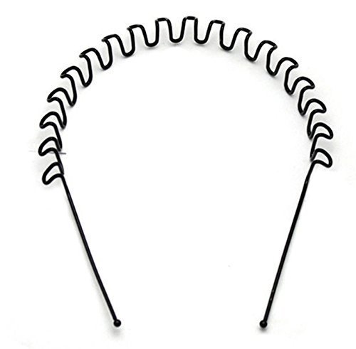 Refined Taste - Metal Hairband For Men Women Hair Band Fashion For Mens Sports Headband For Womens Hair Care Beauty Unisex Non Slip. 