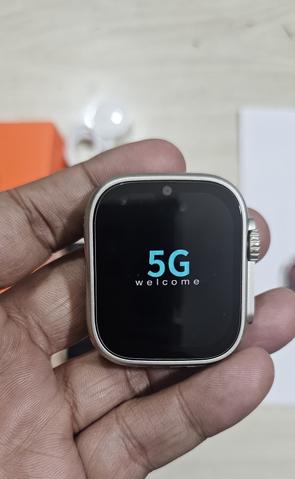 S9 Ultra 5G Video Calling Android Smart Watch 4GB RAM 64GB ROM Dual Camera. 