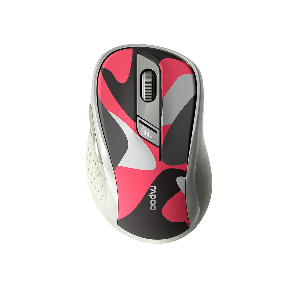 Rapoo M500 Slient Multi-mode Wireless Mouse with 3 wireless connection modes Adjustable 1600DPI Silent click Up to 12 months battery life. 