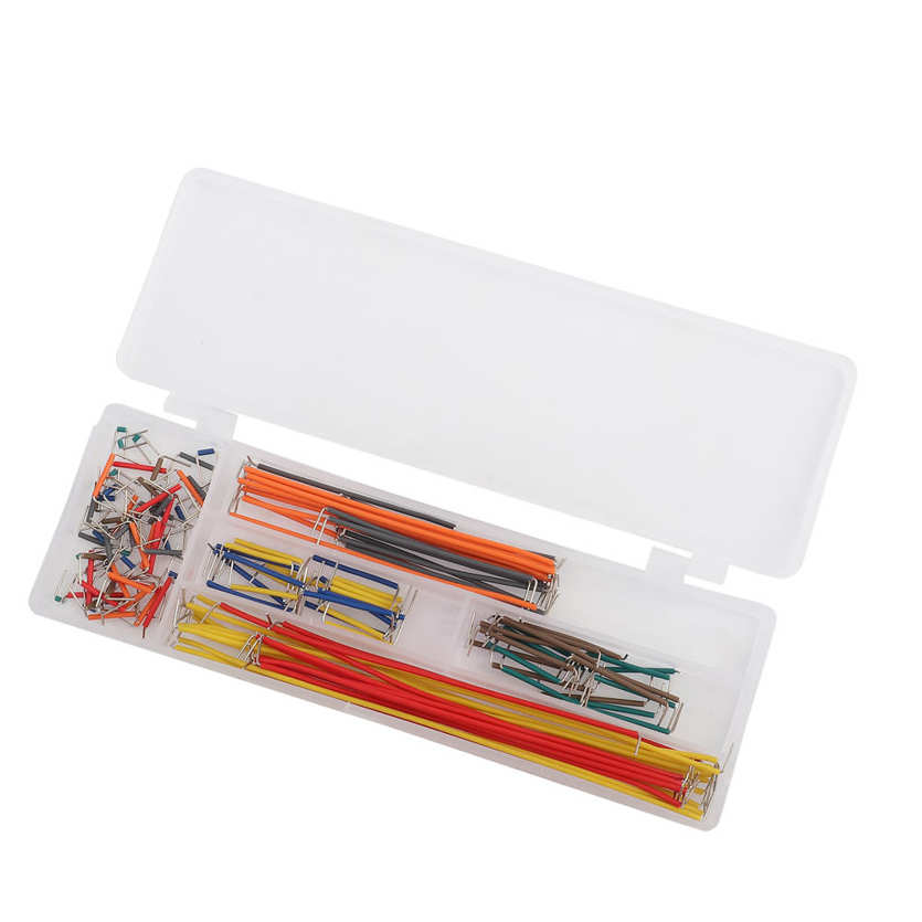 Breadboard Jumper Wire Kit 140pcs U Shape Solderless Cable Box for DIY Shield. 