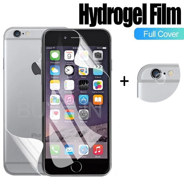 For iPhone 6 Plus /6s Plus 3-in-1 Combo Pack (Front Poly +Camera Lens Protector +Back Poly) (Not Glass). 