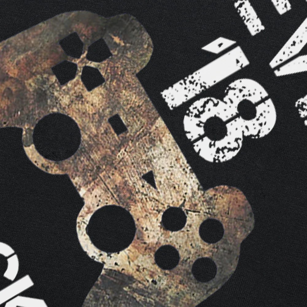 Level 18 Unlocked 18th Birthday 18 Year Old Gamer Boys T Shirts Graphic Cotton Streetwear Adult Gifts Summer Style T-shirt. 