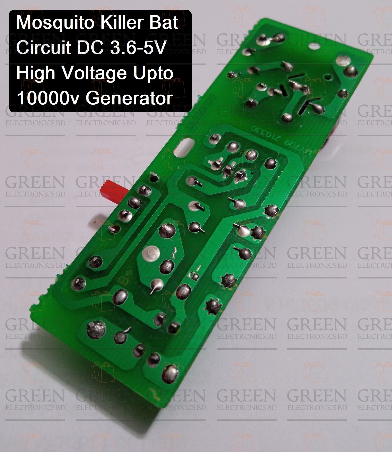 Mosquito Killer Rechargeable Bat Circuit P.C.B DC 3.6-5V High Voltage Generator 5000-10000V For DIY Project Mosquito Racket Bat. 