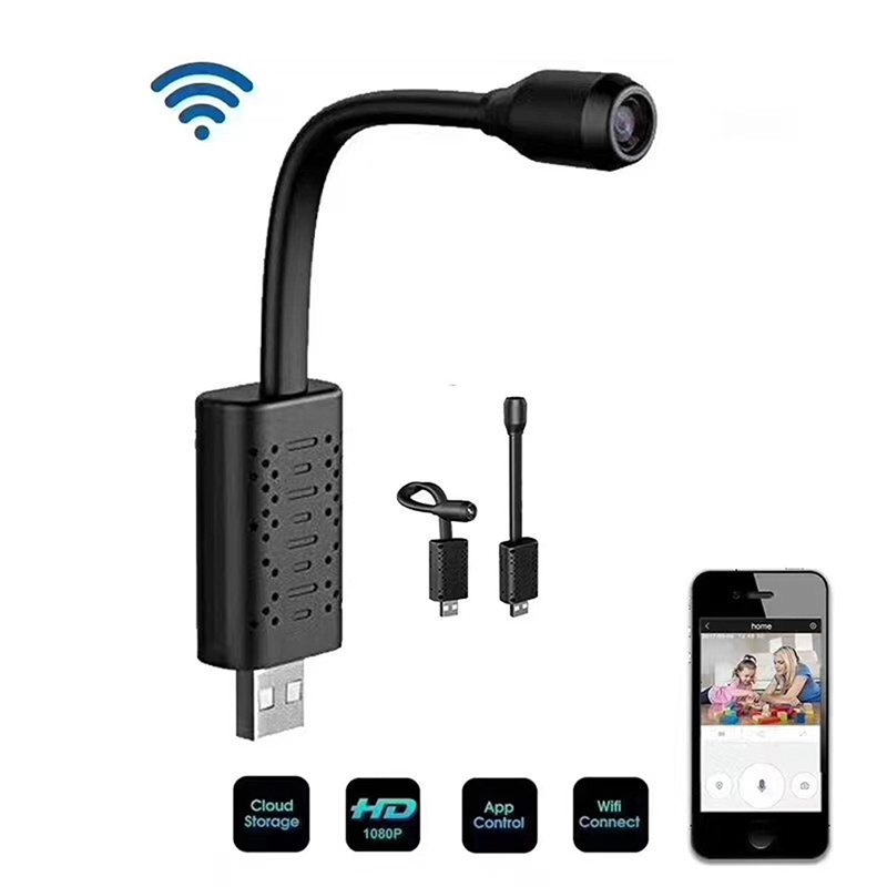Mini Camera U21 A9 Mini Camera 4K Wifi Portable P2P IP/AP Remote Control USB Surveillance Camera HD 1080P Eatop. 