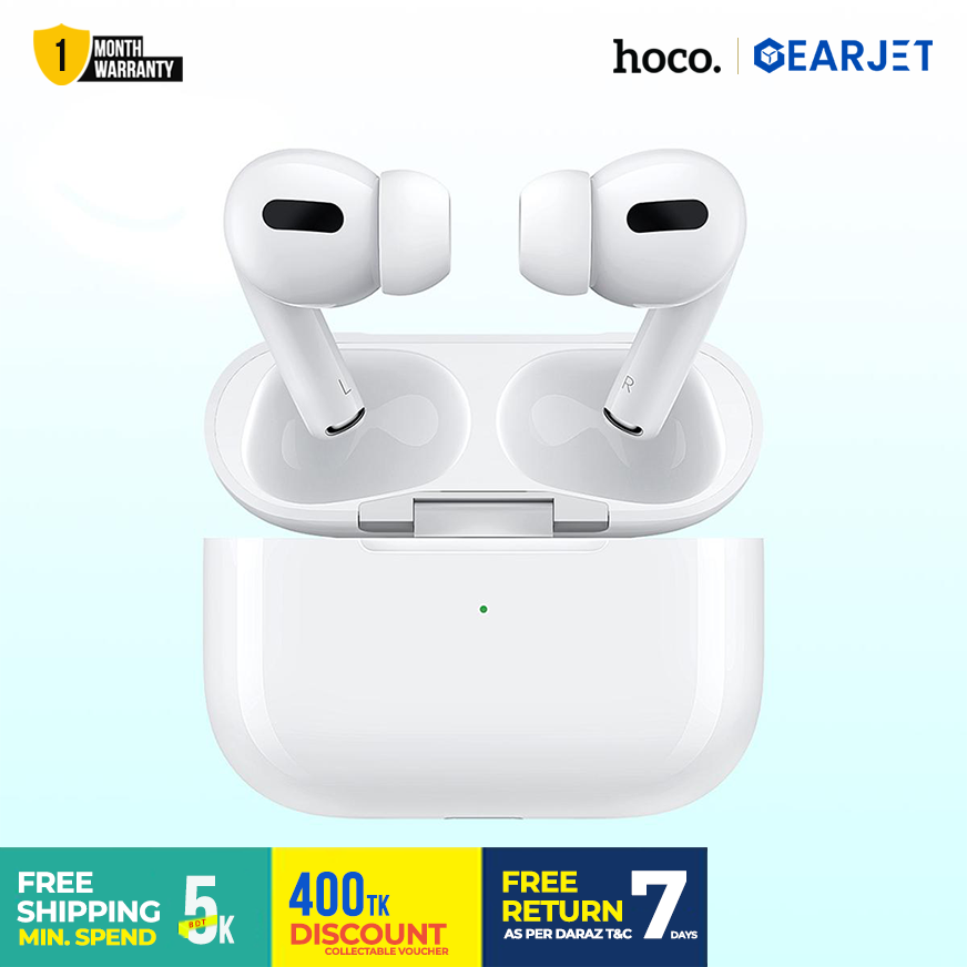Hoco EW51 True Wireless Earphones ANC Noise Reduction Bluetooth Headset Built-In Microphone Touch Control Earbuds. 