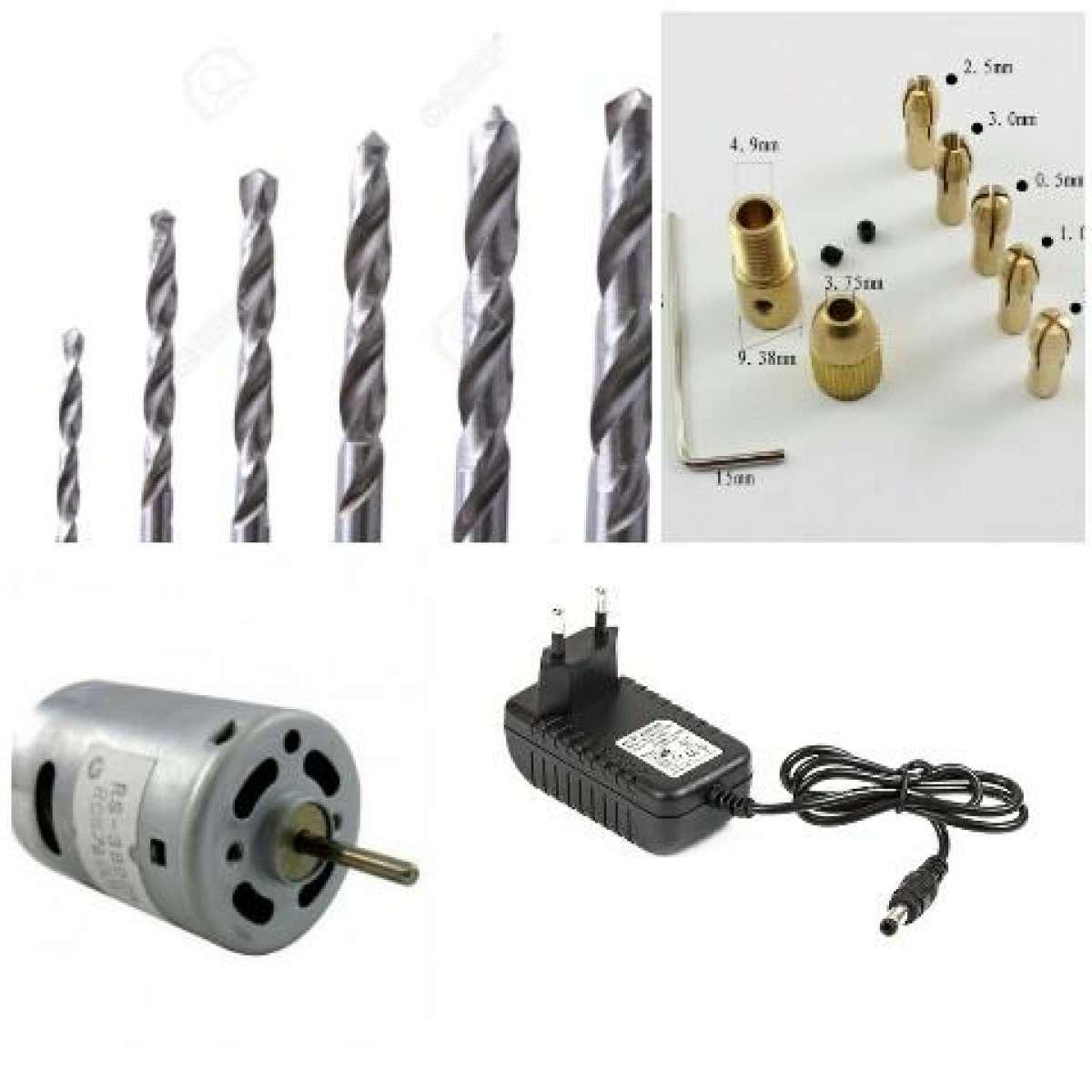 Mini drill machine set