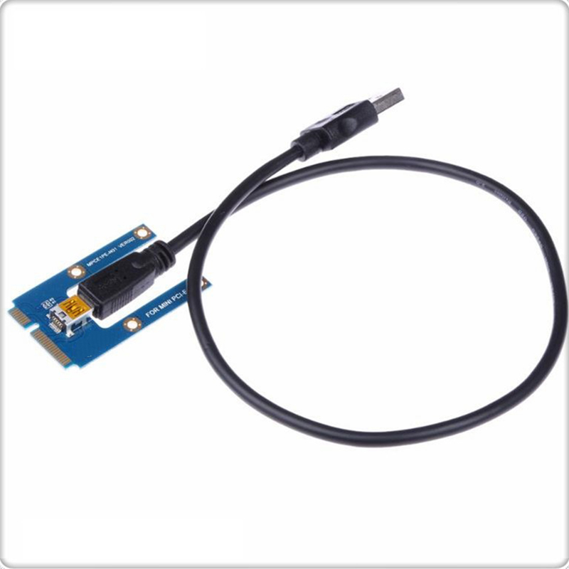 Mini PCIe to PCI Express 16X Riser for Laptop External image Card BTC MPCIe to PCI-E Slot Mining Card. 