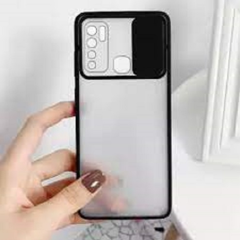 Te.cno camon 15 Slide cover protect camera frosted back case