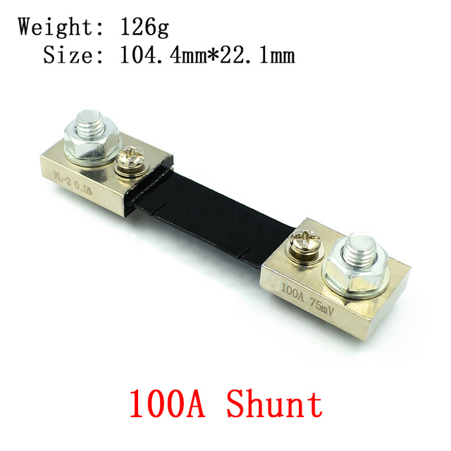 DC0-100V1A 10A 50A 100A LEDDC Dual Display Digital Current and Voltage Meter Digital Meter Head. 