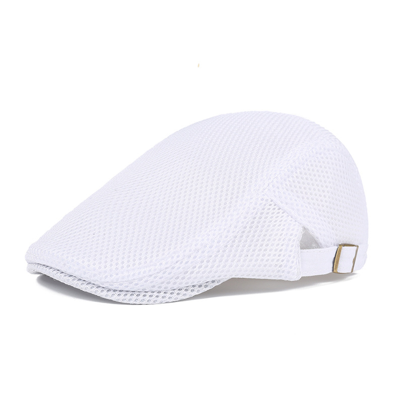 Mesh caps men's women's berets spring and summer style breathable front caps wholesale men's wire mesh