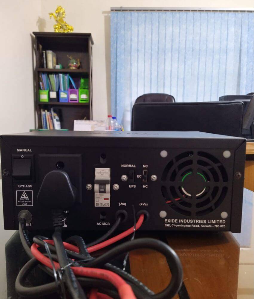 Exide GQP PURE SINE WAVE IPS UPS 1125 VA MACHINE FOR 12V BATTERY COPPER TRANSFORMER. 