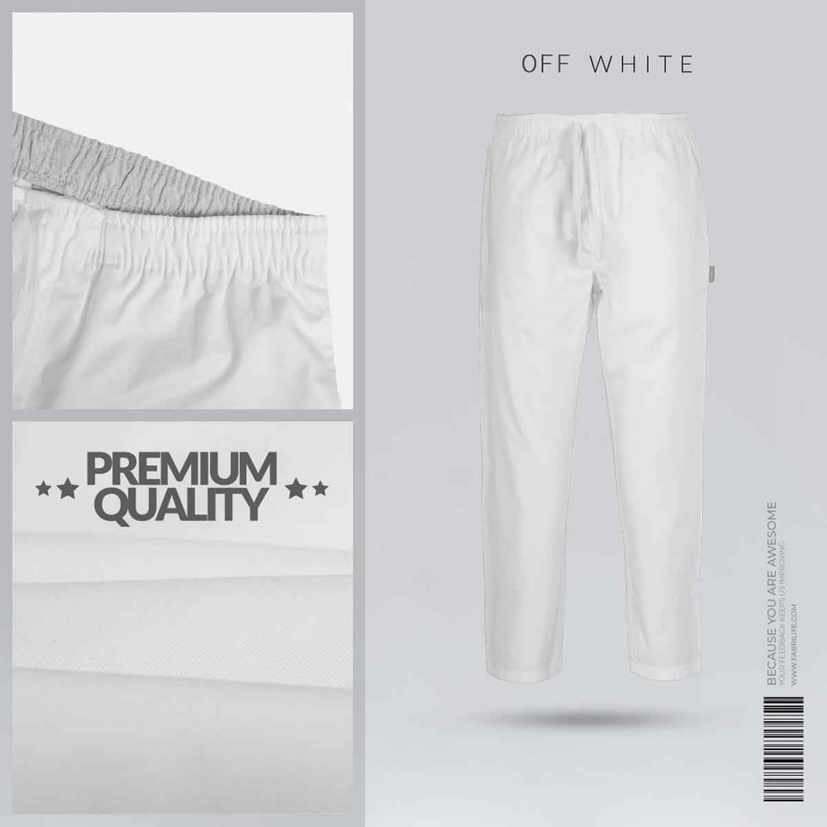 Men White Cotton Jogger Pant, Daily Wear at Rs 500/piece in Nadiad