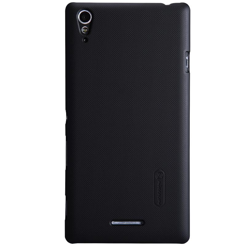 NILLKIN Super Frosted Mobiles Shield PC Case For Sony Xperia T3 M50 - black. 