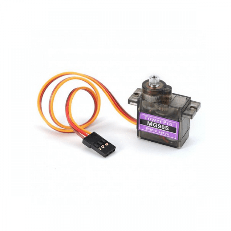METAL Gear MG90S 1.2kg.cm DC 4.2V 6V Servo Motor 180° Degree Rotation Standard Quality MG90S Servo Motor Tools Sets Micro Servo Motor. 