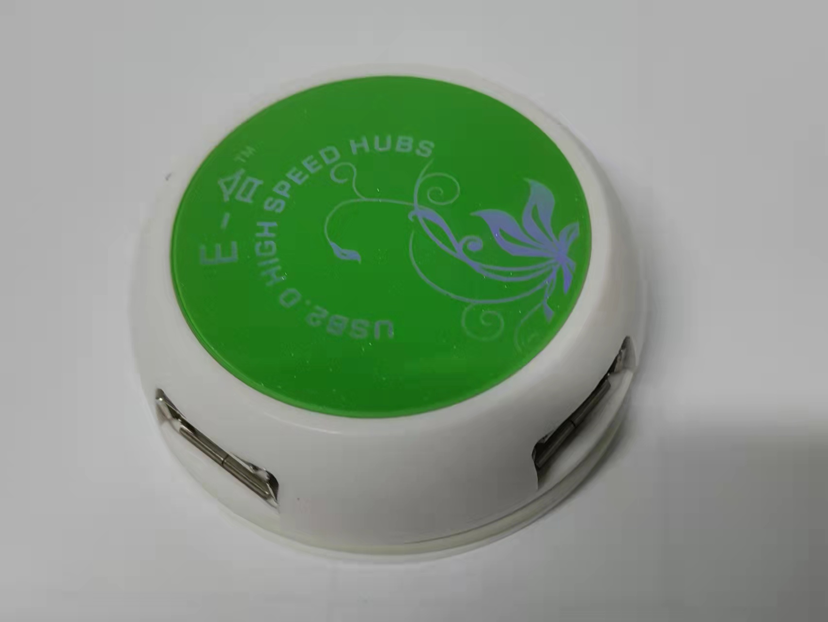 Mini Round Shape Super Speed Usb2.0 4-Port Hub - Usb Hub. 