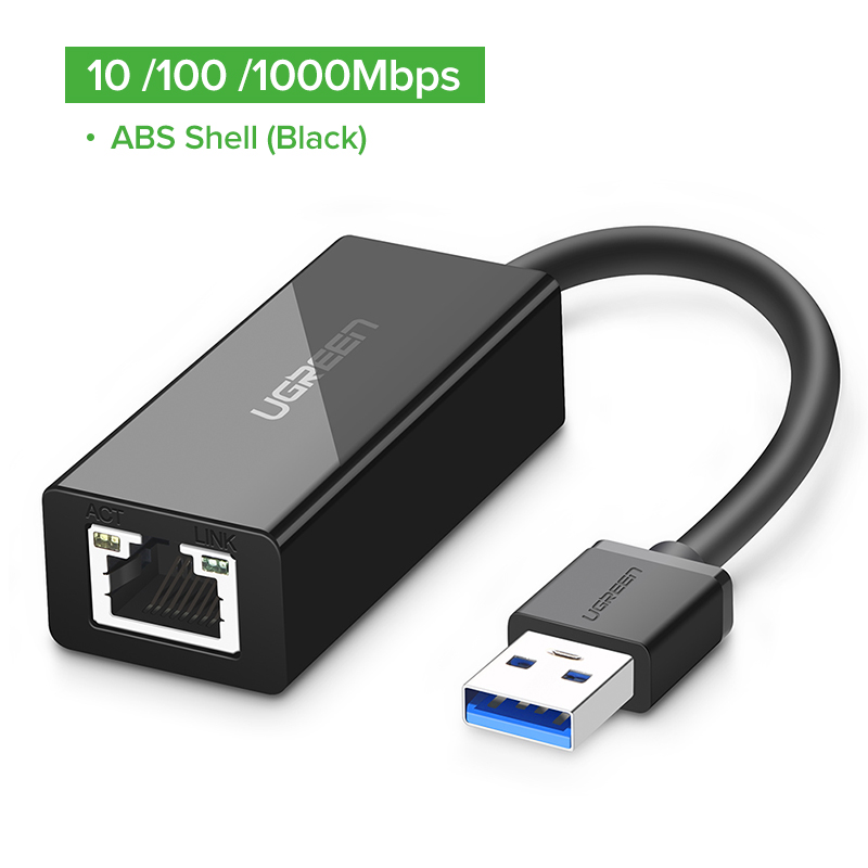 U GREEN CR111 USB Ethernet Adapter USB 3.0 to 10 100 1000 Gigabit Ethernet LAN Network Adapter Ethernet for Nintendo Switch Surface Pro Laptop PC #20256. 