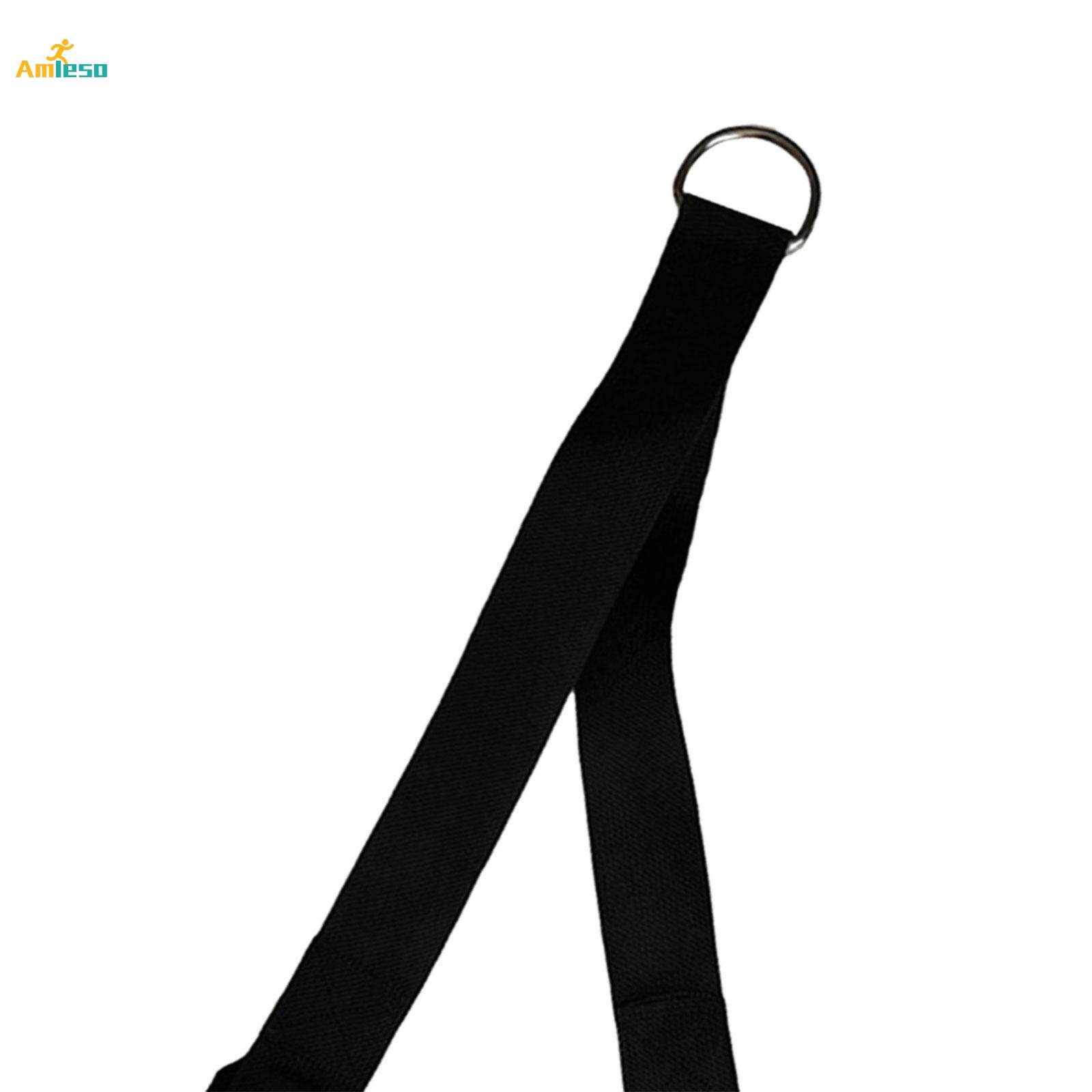 Tricep Rope Cable Attachment Exercise Machine with Rings Pull Down Rope. 