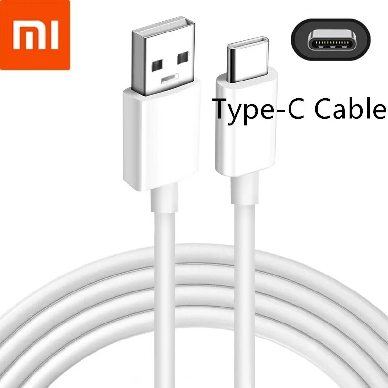 18w Xiaomi Charger Original Fast Charge EU Adapter for Redmi 12 10 12C Poco M3 C40 Redmi Note 9 8 Pro 2A Usb 3.1 Type C Cable. 