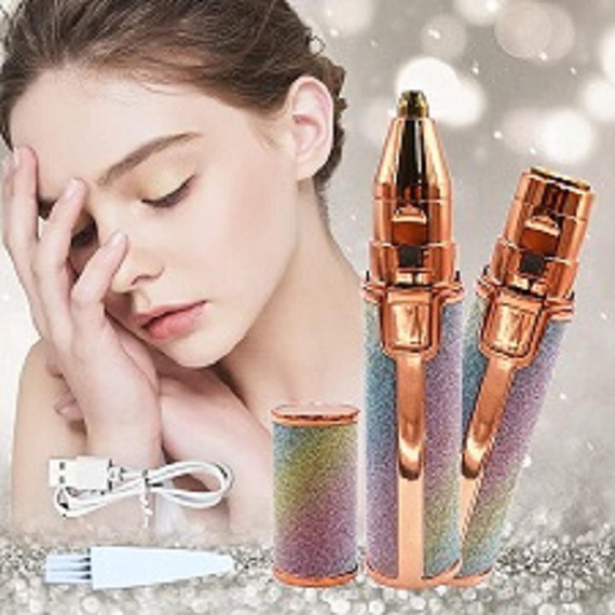 2-in-1 Lady Shaver Flawless Eyebrow Trimmer