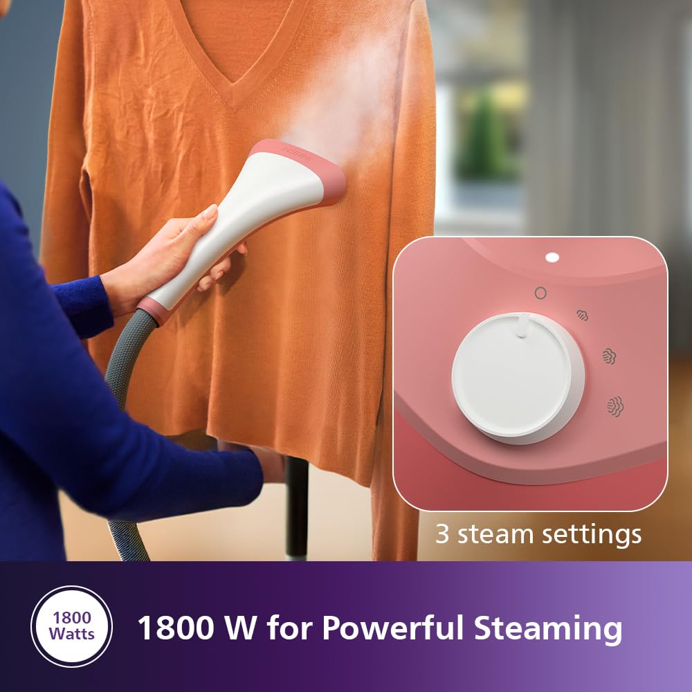 Philips STE1020/40 Double Pole Garment Steamer | 1800 Watt. 