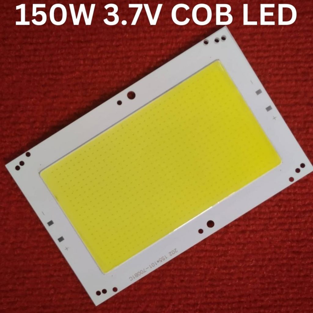 150W COB WHITE Color 150W 3.7V Size 155x101mm COB SMD LED Light Chip White COB LED Light 3.7V COB LED Light 150W COB Light COB LED Chip 3.7V COB LED Chip 150W Light Bulbs. 