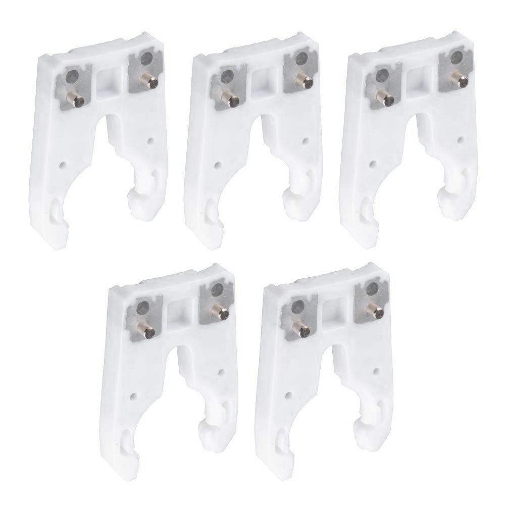 5PCS/Lot ISO30 Tool Holder Clamp Iron+ABS Flame Proof Rubber Claw