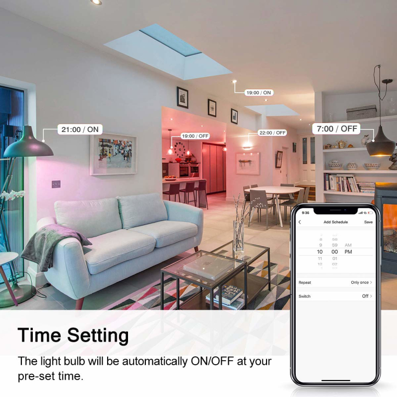 4W 220-240V Wifi Smart Gu10 LED Light Bulb EWeLink APP RGB+CCT Spotlight For Smart Home Control Work With Alexa Google Home. 