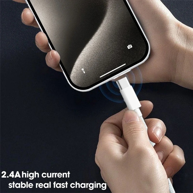 Cord High Speed Cord USB C Charging Cable USlus Fast ro/15 5/15 Phone 1 for iPPro Max/15 PB A to Nylon Braid. 