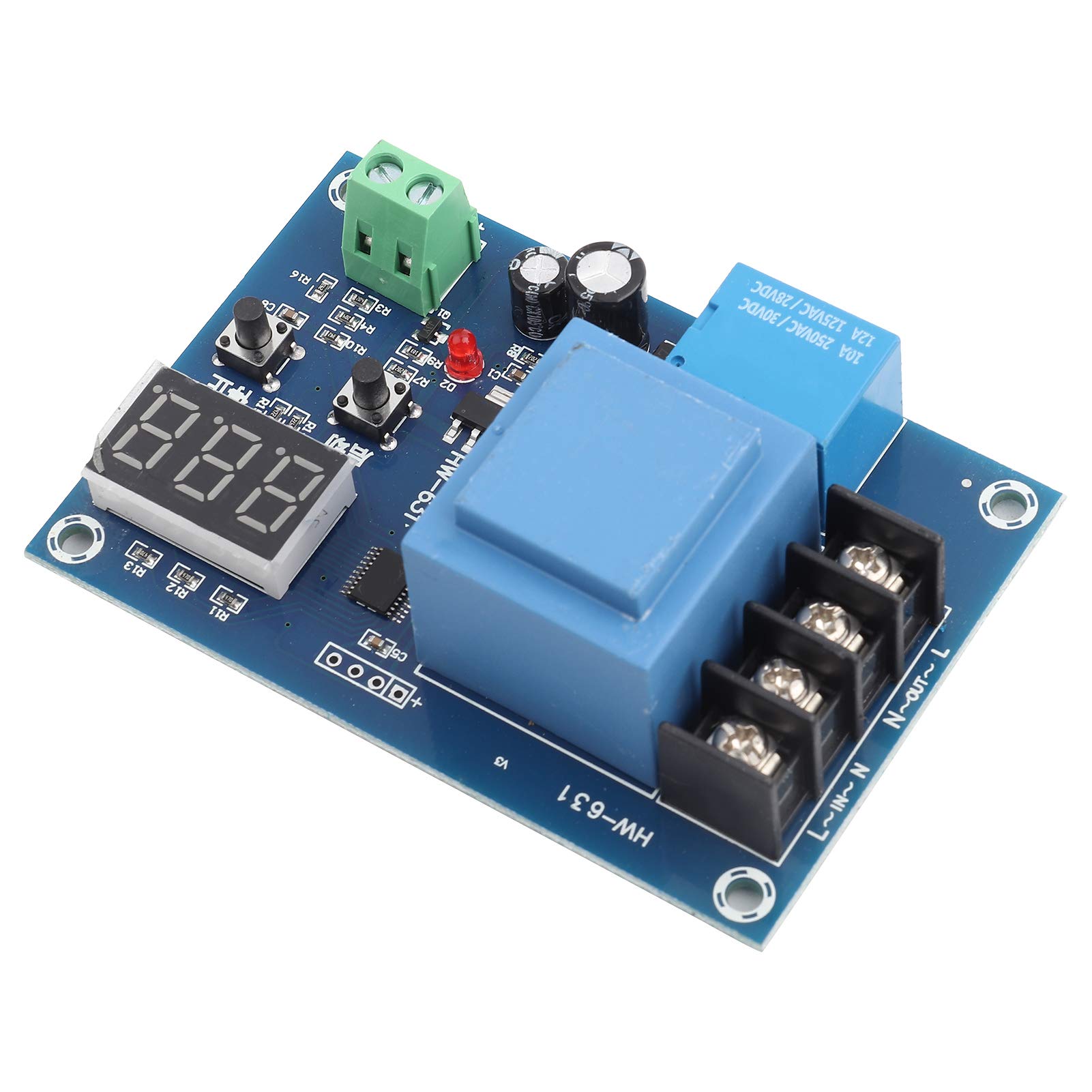 Digital Control Battery Charging Control Module AC 220V Lithium Storage Battery Charger Control Switch Protection Board for 3.7V to 120V DC