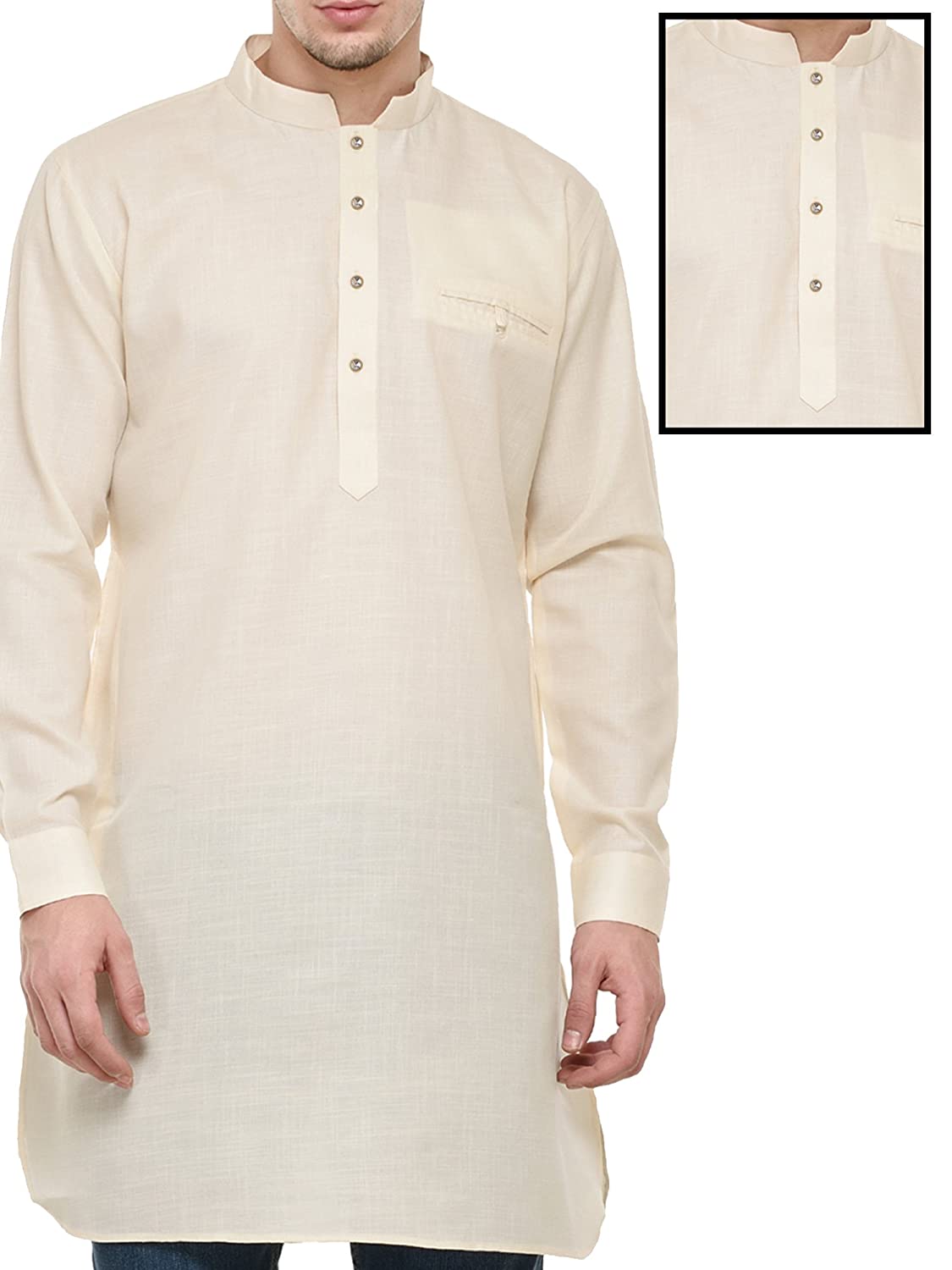 Chain Button for Panjabi and Kurta's 4 pieces of Set Buttons for Men with Chain. 