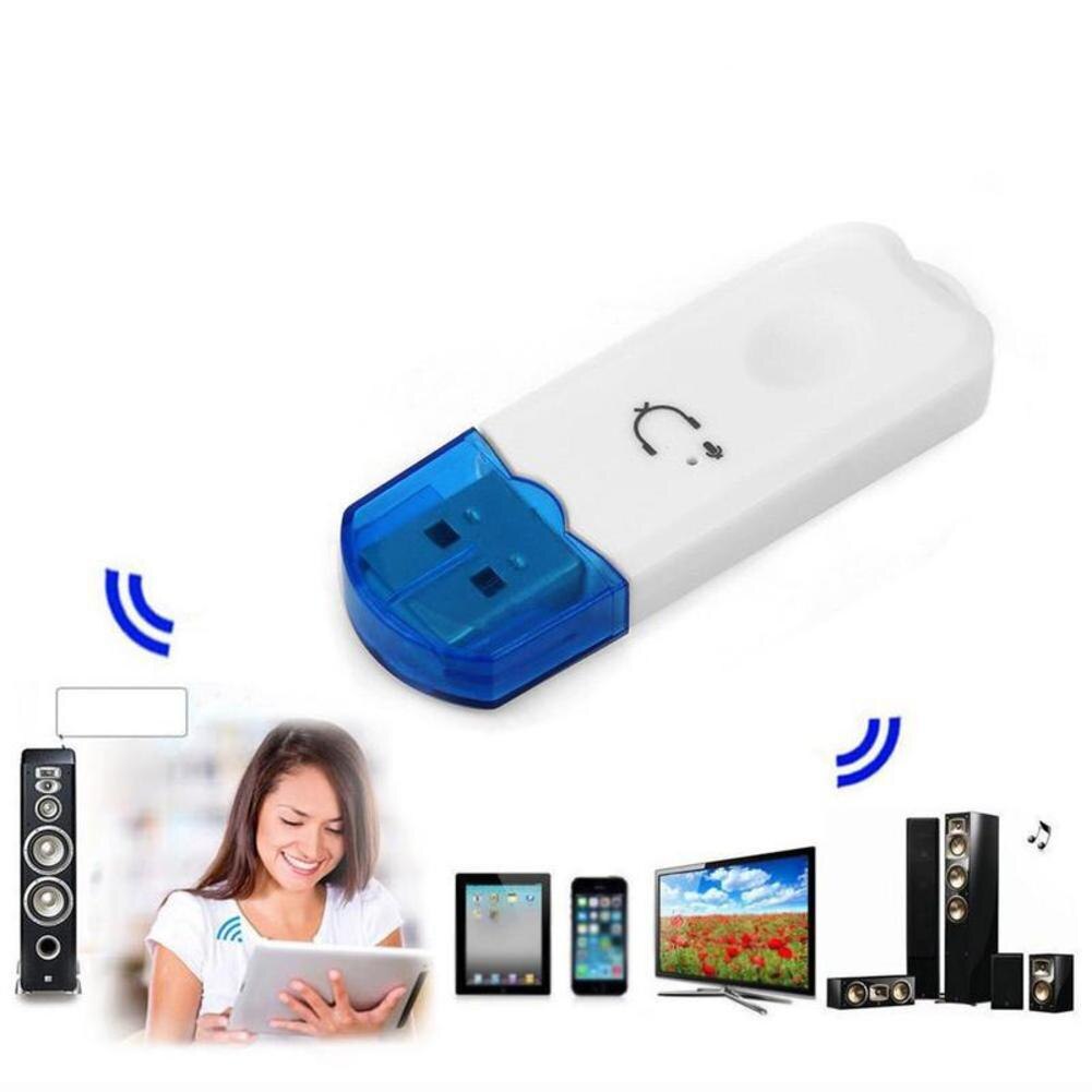 USB Bluetooth 2.1 Receiver Audio Stereo Adapter Wireless Handsfree Music Receiver Car Kit Audio USB Stereo Receiver Adapter. 