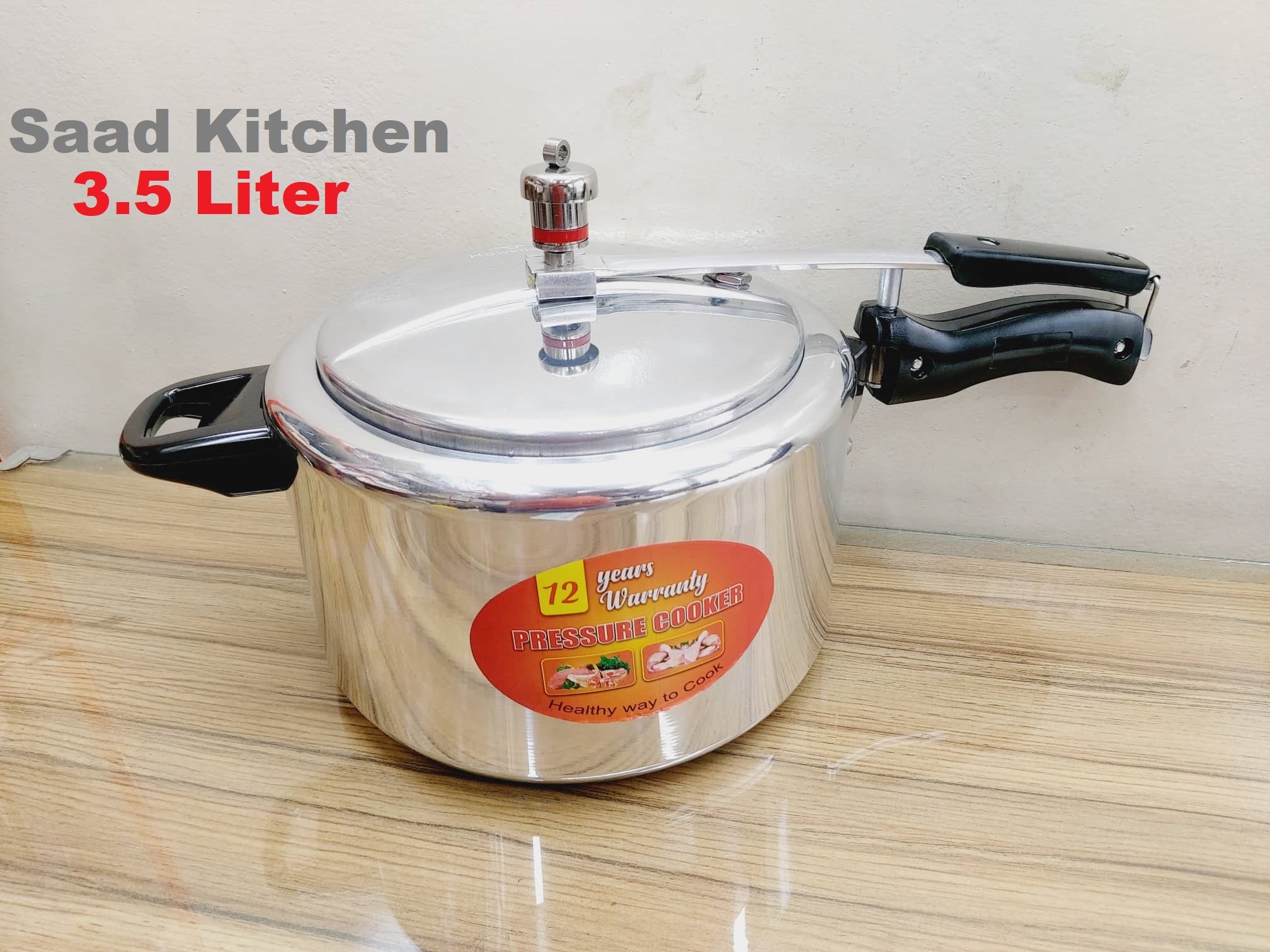 Prestidge Solid Pressure Cooker 3.5 Litter. Straight Shape Design. Gift And Kitchen Decoration,ForLong Lasting Daily Use. CD:P090.