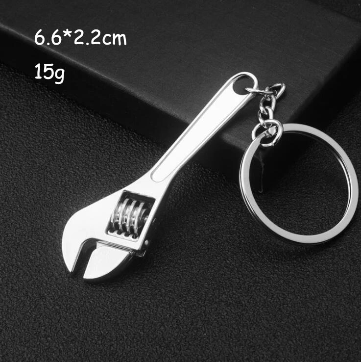 Keychains For Men Car Bag KeyRing Outdoor Combination Tool Portable Mini Utility Pocket Clasp Ruler Hammer Wrench Pliers Shovel. 