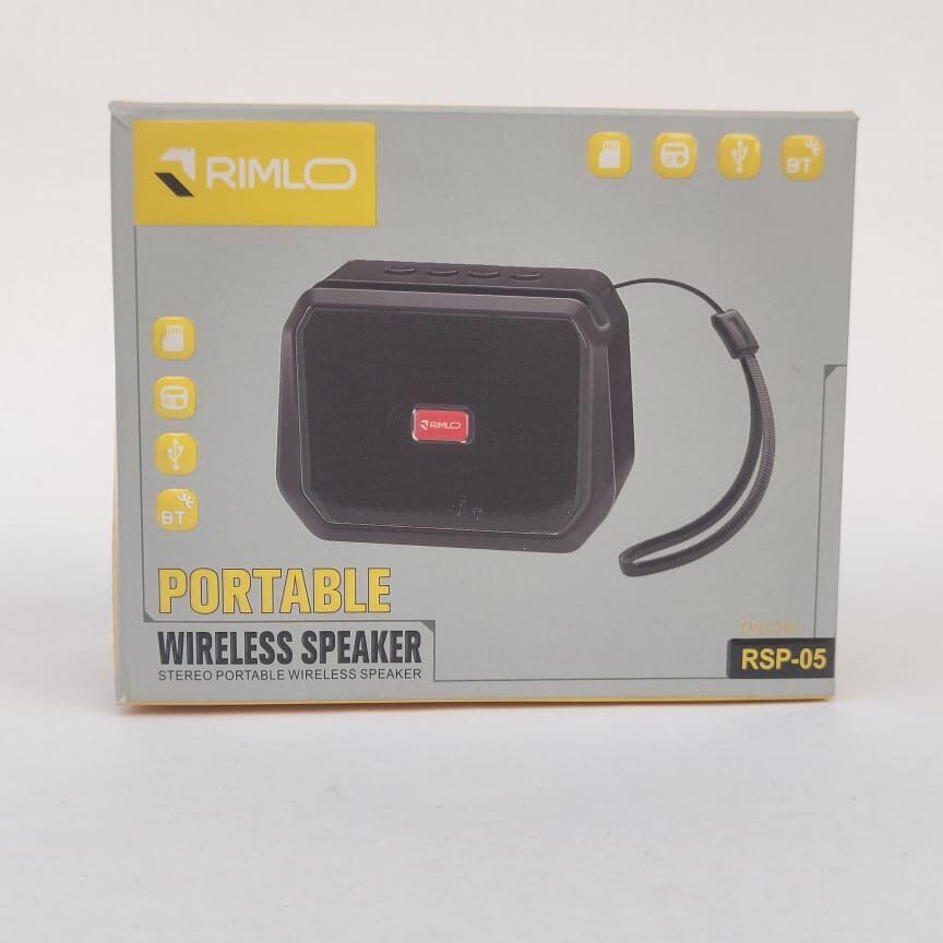 RIMLO RSP 05 Wireless Bluetooth Rechargeable Speaker EXTRA BASS Bluetooth speaker Portable Speaker smart speake. 