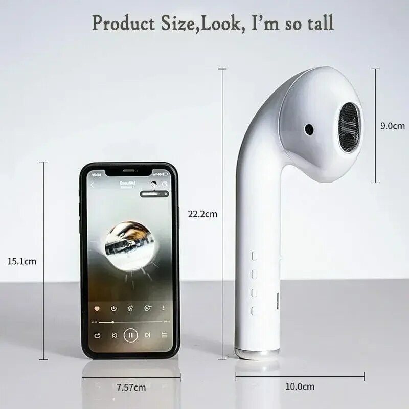 Oversized Giant Bluetooth Headset Speaker for AirPods Pro Model Wireless Bluetooth Audio Gift Hunting Gift Hot Net Red Soundbar. 