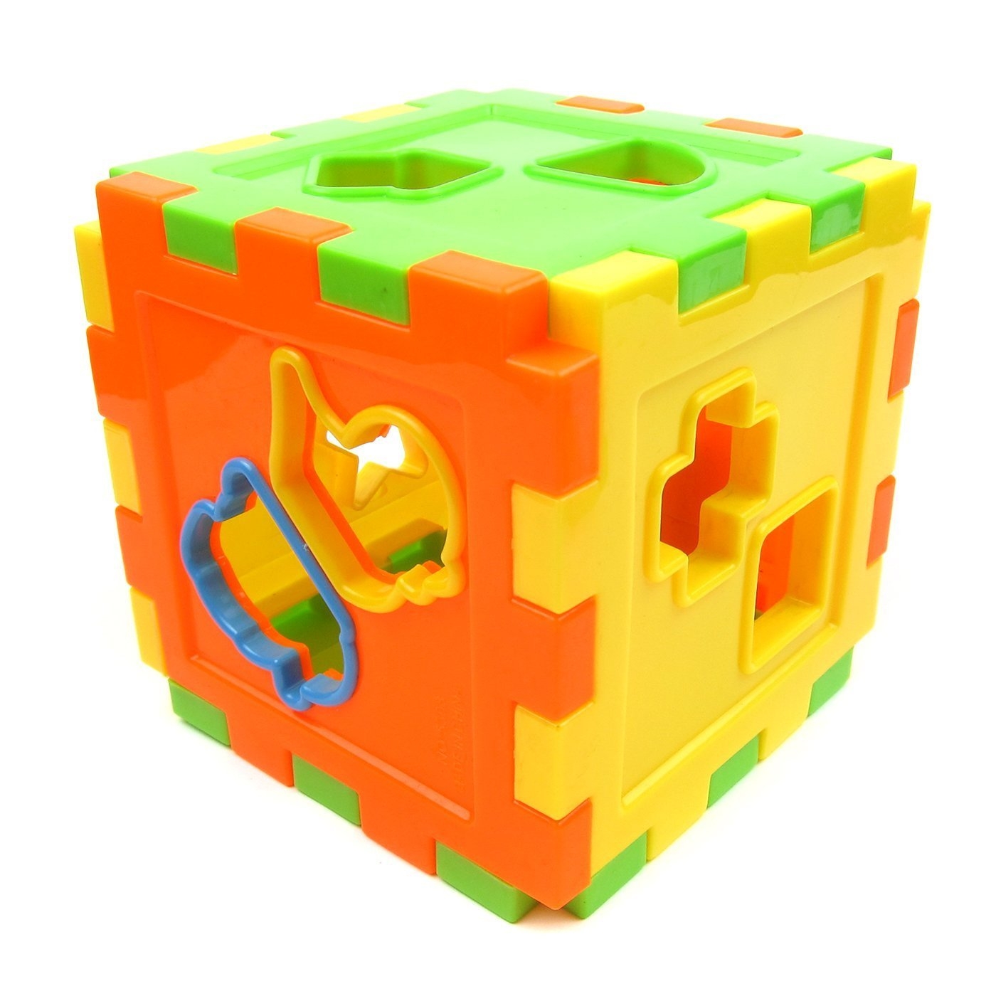 Kids Child Plastic Cube Shape Puzzle Building Blocks Matching Game Baby Developmental toy. 