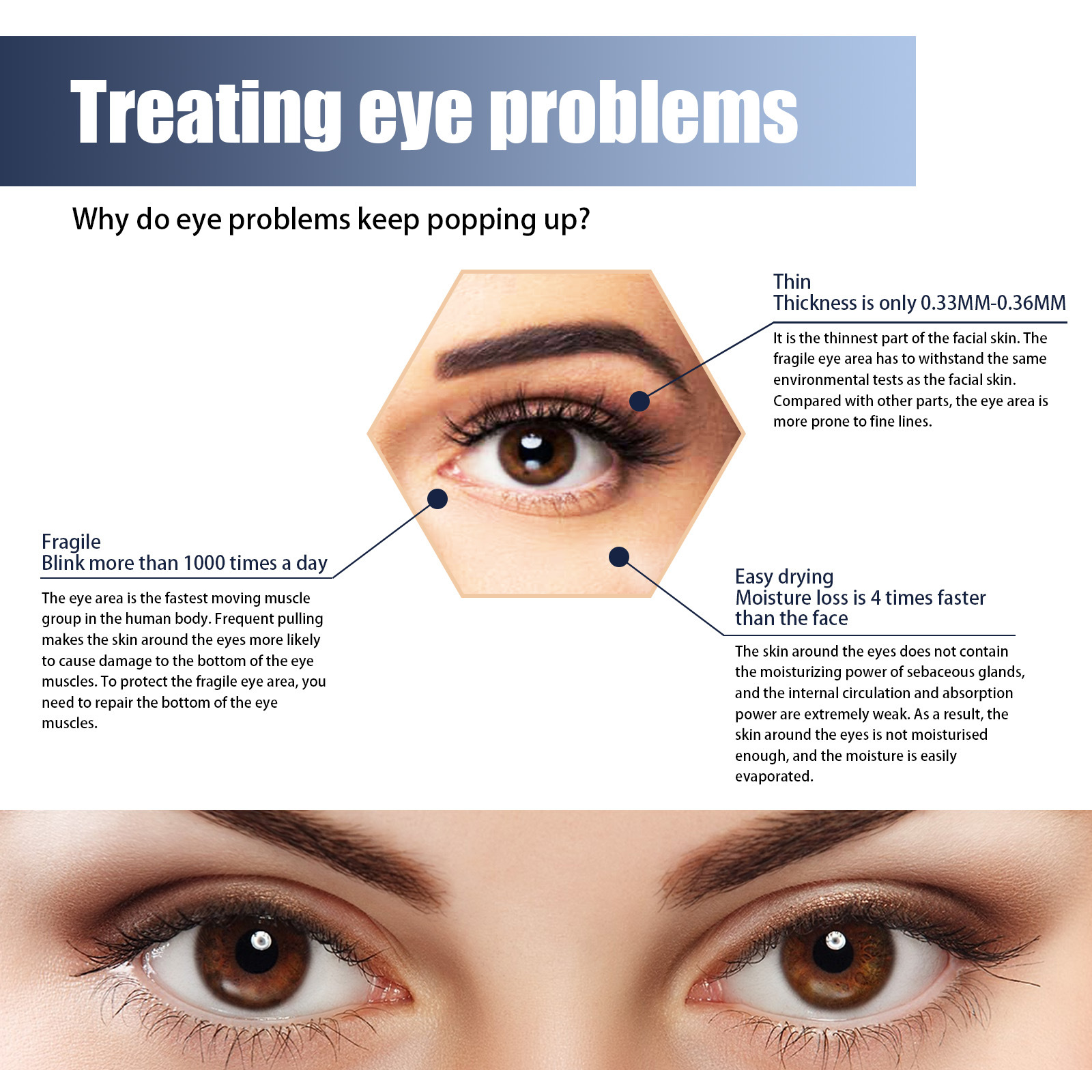 Jaysuing Instant Anti-Wrinkle Eye Cream Reduces the appearance of fine lines around the eyes, lifts and tightens the anti-aging moisturizer. 