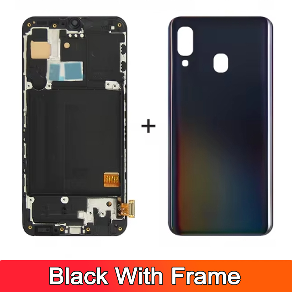 AAA+ Quality Display Screen for Samsung A40 A405 A405F LCD Screen Touch Digitizer Assembly for samsung a40 lcd display. 