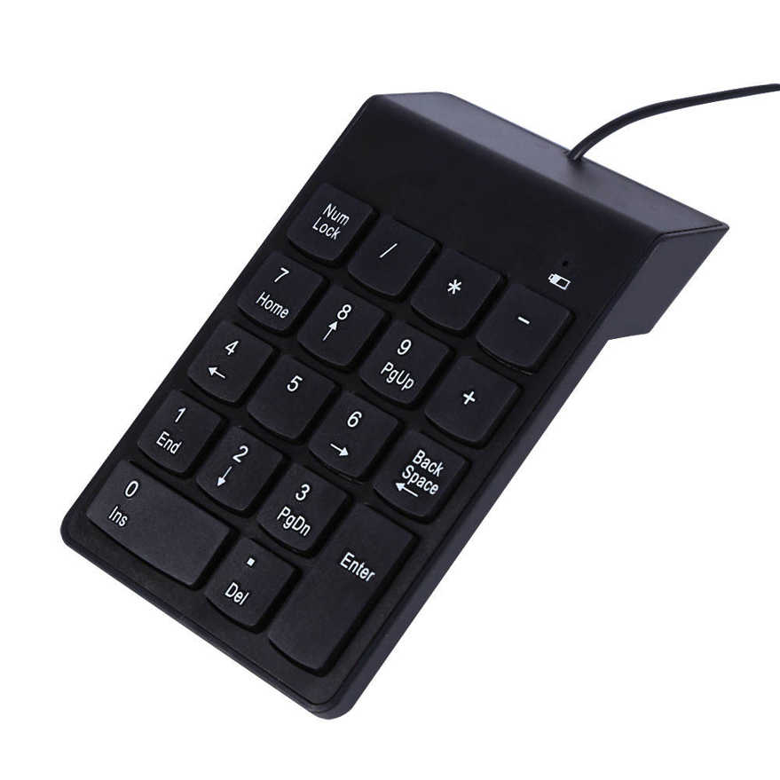【Xiaofeng】Numeric USB mini number pad numpad 18 keys for PC Pro. 